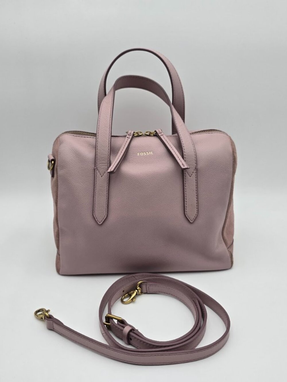 Fossil Sydney Satchel in Powder Pink